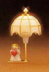 Dollhouse Miniatures Childs Girl with Heart Lamp