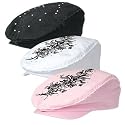 Flower Print Ivy Flat Cap