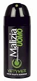 MALIZIA uomo DEO VETYVER 6x 150ml deo-EdT