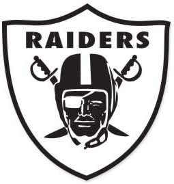 Oakland Raiders NFL car bumper sticker decal (5" x 5")