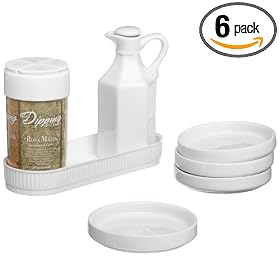 Dean Jacobs 6-piece Bread Dip Set In Tray, 4.0-Ounce Boxes (Pack of 6) by Dean Jacobs
