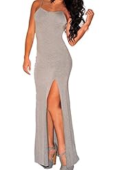 Spring Summer Winter Cutout Polyester/Spandex Sleeveless Evening Dress/Maxi Dress 