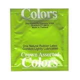 OKAMOTO CROWN ASSORTED COLORS 72 Count Pack