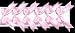 6 stück - Rosa Schleifen Haarspangen für Kinder Haarklammer Schmuck Haar Spange Hair Clip Haarschmuck