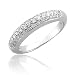 18k White Gold Diamond Eternity Band Ring Size 7 (HI, SI-I, 0.50 carat)