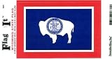Wyoming Heavy Duty Vinyl Bumper Sticker (3 x 5 Inches)