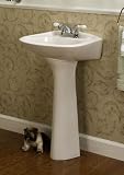 Chelsea Petite Pedestal Sink - White