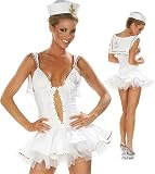 Navy Lace Up - Women's Military Sexy Halloween Costumes Uniforms