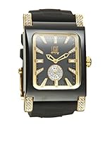 Light Time Reloj Quadro Strass Negro