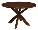 Round Dining Table - Stafford Espresso - Powell Furniture - 358-413