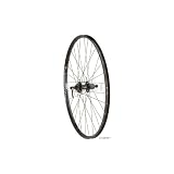 Handspun Rear 700c Deore x T Disc M756 Black 32h, WTB LaserDisc Trail Black, 2.0-1.8db Black, Br, 3 x