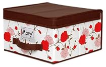 Rose Design Medium Storage Box