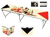 Pin Up Girls Beer Pong Table 8ft - Premium HD Design - Bottle Opener, Ball Rack, & 6 Pong Balls! Pin Up Girls Beer Pong Table 8ft - Premium HD Design - Bottle Opener, Ball Rack, & 6 Pong Balls!
