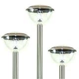 3 Pack stainless steel solar lights