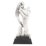 Review The Tribeca Gift Company  / Abstract Stone Effect Woman Figurine Arms Crossed Small