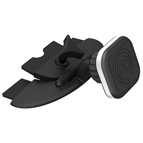 Mengo Aluma CD Phone Car Mount - Aluminum Magnetic CD Car Holder/Cradle with Secure & Solid Grip - Universally Compatible, Fits All Vents for iPhones, Samsung, LG, HTC, Motorola