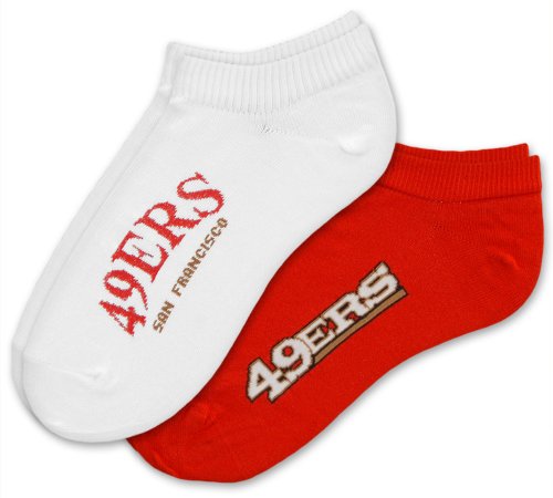 San Francisco 49ers Women's No-Show Socks (2-pack)