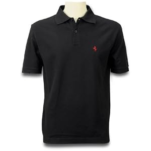 Prancing-Horse-long-sleeve-polo-Black-XL-