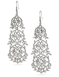 Carolee LUX "Crystal Basics" Metal Antique Crystal Chandelier Earrings