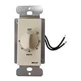 Woods 59718 Decora Style 60-Minute Timer, Mechanical Wall Switch, Light Almond