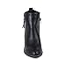 Reneeze POLO-01 Women's Zipper Stacked Chunky Heels Strappy Ankle Booties