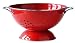 Premier Housewares 13 x 23 x 23 cm Enamel Retro Colander, Red