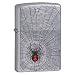 Zippo "Black Widow & Spider Web" Chrome Lighter, 9202