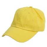 Normal Dyed Cap (02)-Yellow