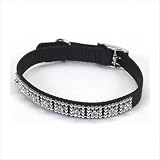 Nylon Jewel Dog Collar Size: 0.4 W x 12 D, Color: Blue Reviews 41r H CBJDL. SL160 Nylon Jewel Dog Collar Size: 0.4 W x 12 D, Color: Blue Reviews