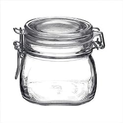 Bormioli Fido Clear Square Canning Jar .5 Liter