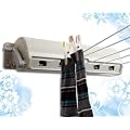 HEAVY DUTY 5 LINE RETACTABLE WASHING LINE IN NEW CREAM & GREY COLOUR