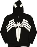 Black Spider-Man Venom Masked Hoodie
