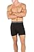 Texere Men's Athletic Boxer Brief (Adao, Black, L) for Guys