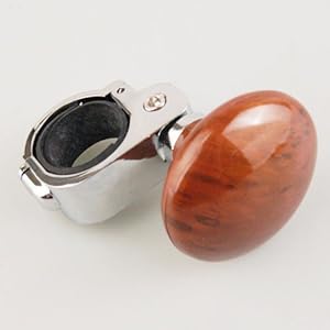 Eric Hickory Silver Car Steering Wheel Suicide Spinner Knob