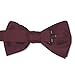 Burgundy Satin Mens 2 1/2