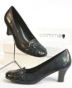 Hochwertiger Comma Leder Pumps schwarz