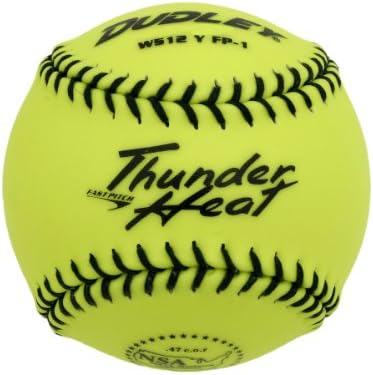 Dudley NSA Thunder Heat 11" Fast Pitch Softball - Synthetic Cover - 12 pack