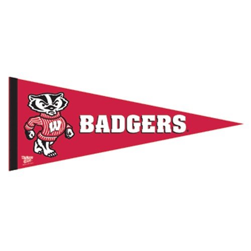 Wisconsin Badgers 12 x Felt Pennant