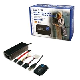 LogiLink Adapter USB 2.0 to 2,5 + 3,5 Zoll IDE + SATA HDD OTB - storage controller - IDE / SATA-150 - Hi-Speed USB