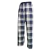 Multi Color tartan plaid check flannel cotton pants for lounging, sleep, sports. Unisex relaxed fit, available in 3 Youth sizes, exposed elastic waist