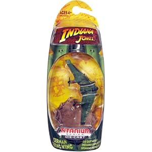 GERMAN FLYING WING Indiana Jones 3 Inch Titanium Series RAIDERS OF THE LOST ARK Die-Cast Vehicle GERMAN FLYING WING Indiana Jones 3 Inch Titanium Series RAIDERS OF THE LOST ARK Die-Cast Vehicle