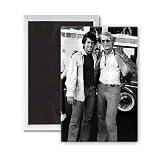David Soul and Paul Michael Glaizer from the.. - 3x2 inch Fridge Magnet - large magnetic button - Magnet