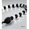 Earle Beaded Curtain Tie Back Black