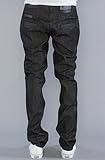 ORISUE The Aux Slim Fit Jeans in Black Raw Wash,Denim for Men, 34,Black