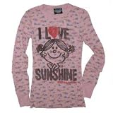 Junk Food I Love Sunshine Floral Long Sleeve Thermal lm477-498
