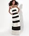 BCBGMAXAZRIA Dress, Tiered Contrast Gown-Sports Cheap Deals