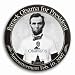 Commemorative Obama '08 Abe Lincoln Photo Photo Button - 3" (Limited Edition)