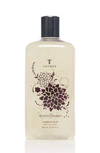 Thymes Liquid Foaming Bath, Moonflower, 12.25-Ounce Bottle