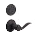 Kwikset 991TNL 11P SMT CP Tustin Entry Lever and Single Cylinder Deadbolt Combo Pack Featuring SmartKey, Venetian Bronze