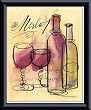 Art Poster Metal Framed Print - The Wine Cellar - Merlot - Artist: Martha Furman- Poster Size: 8 X 10